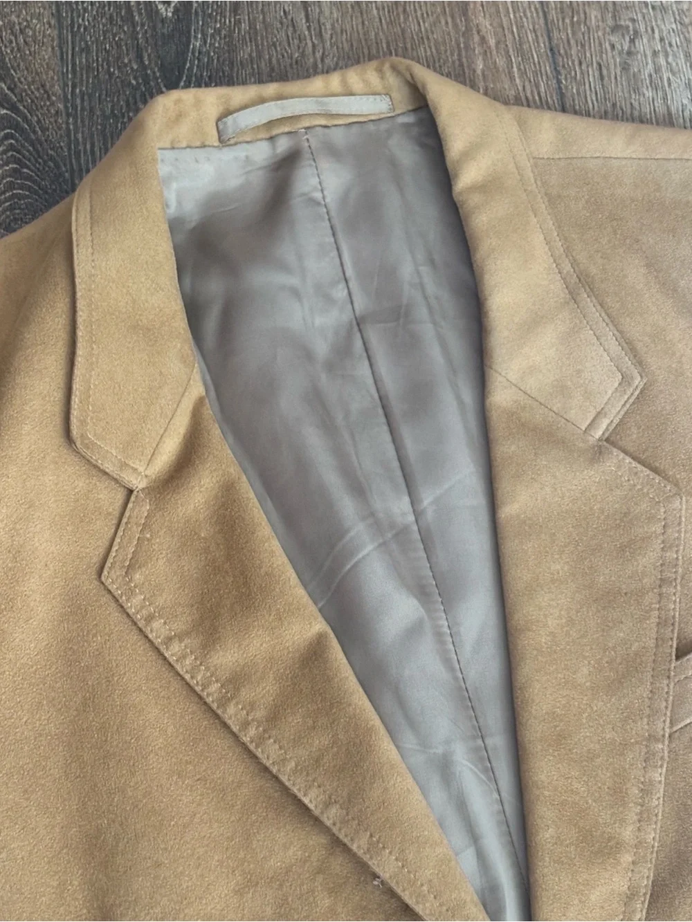 Vintage Maxwell’s Clothiers Suede Sport Coat Blazer Jacket Hand Tailored Brown